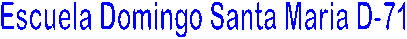Escuela Domingo Santa Maria D-71